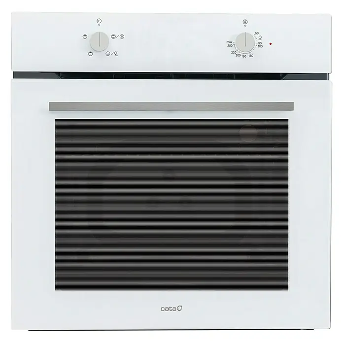 Cata Horno empotrado SES 7004 WH - Número de tipos de calentamiento: 4 ud., Volumen horno: 77 l - Vista frontal