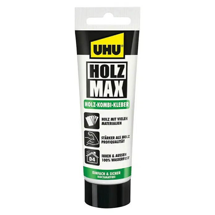 UHU Konstruktionskleber Holz Max Holz-Kombi-Kleber - 100 g - Vorderansicht