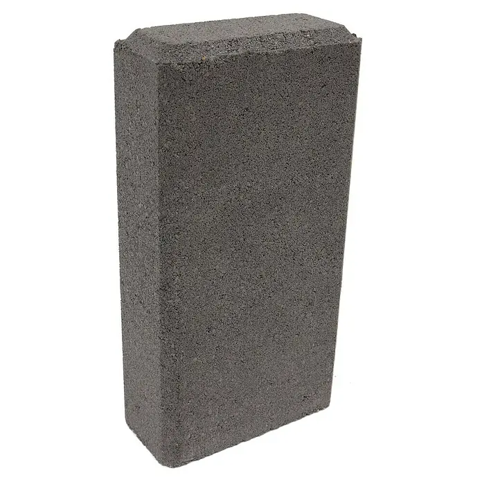 Palisade C-Line - 12,5 x 6 x 25 cm, Anthrazit, Beton - Diagonale Ansicht