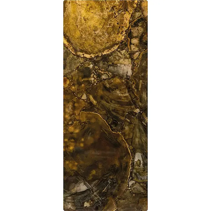 SanDesign Handmuster Golden Onyx - 17,5 cm x 7 cm x 8 mm, Formen & Muster - Draufsicht