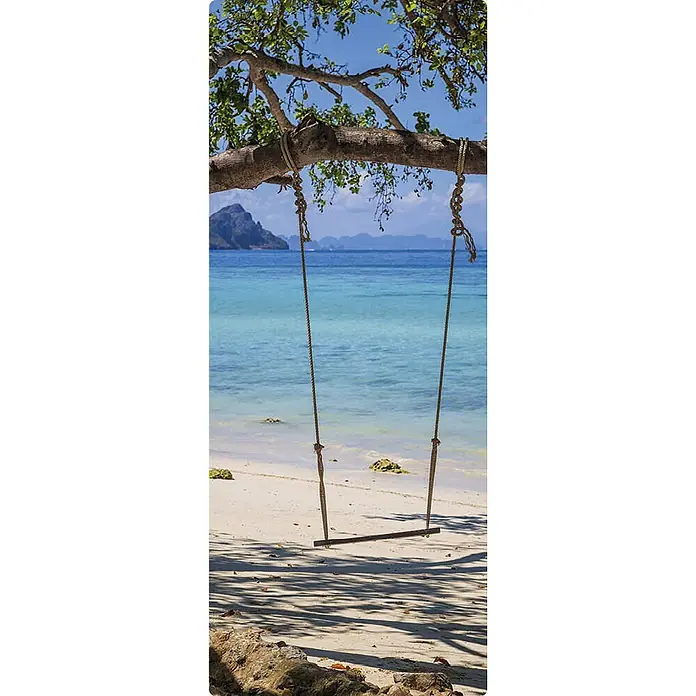 SanDesign Handmuster Tree Swign - 17,5 cm x 7 cm x 8 mm, Wasser - Draufsicht