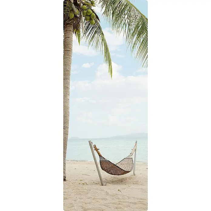 SanDesign Handmuster Relaxation - 17,5 cm x 7 cm x 8 mm, Wasser - Draufsicht