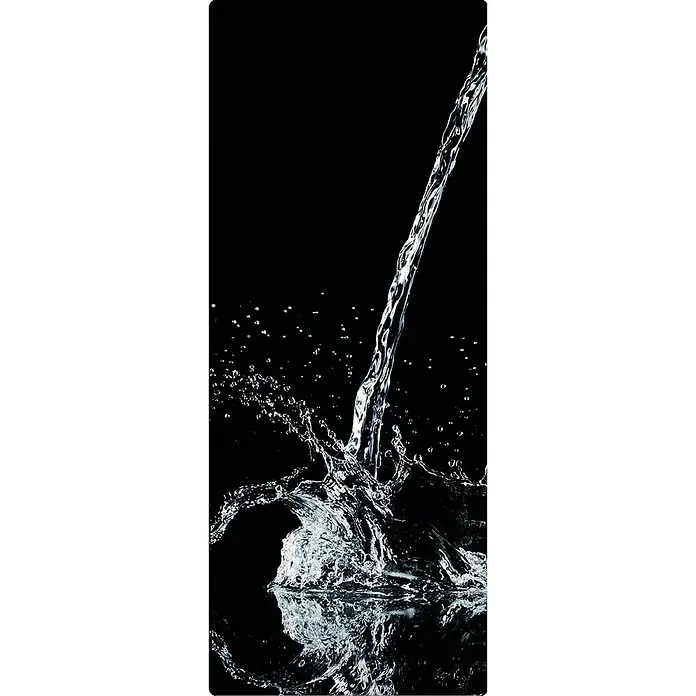 SanDesign Handmuster Splash - 17,5 cm x 7 cm x 8 mm, Wasser - Draufsicht