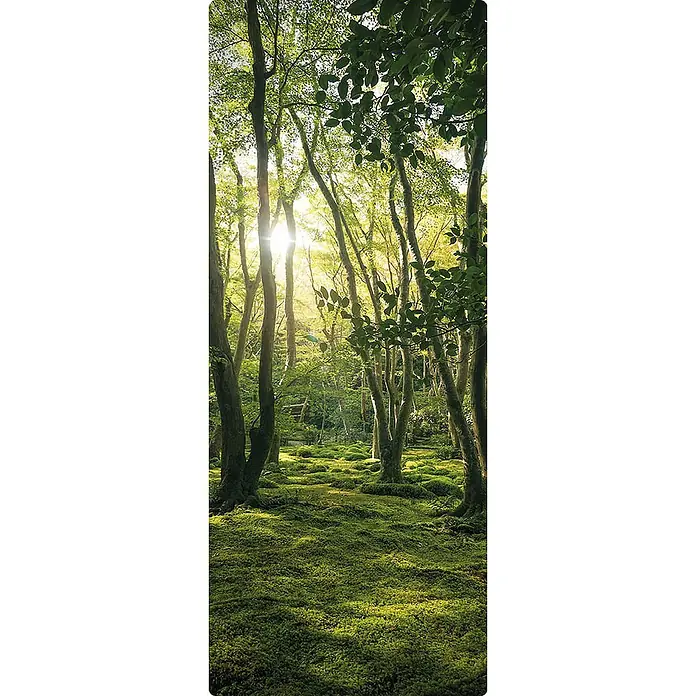 SanDesign Handmuster Sunny Forest - 17,5 cm x 7 cm x 8 mm, Natur - Draufsicht