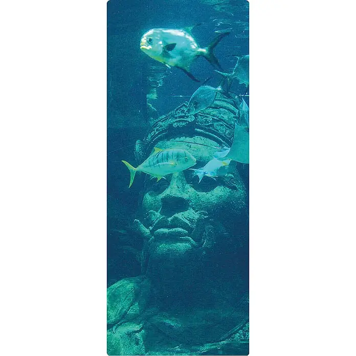 SanDesign Handmuster Underwater World - 17,5 cm x 7 cm x 8 mm, Wasser - Draufsicht