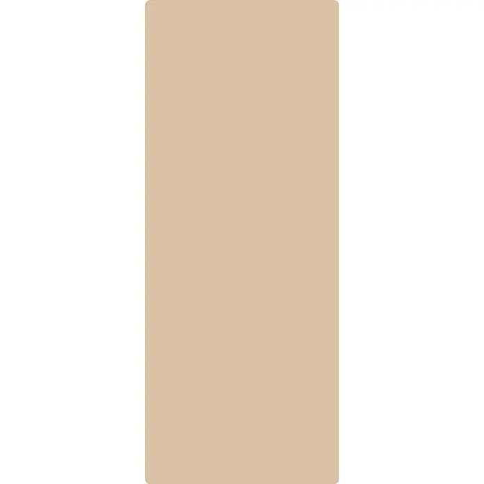 SanDesign Handmuster Hazelnut - 17,5 cm x 7 cm x 8 mm, Uni - Draufsicht