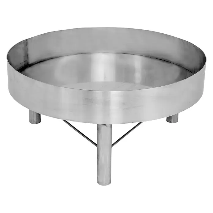 Feuerschale - 65 cm, Edelstahl - Vorderansicht