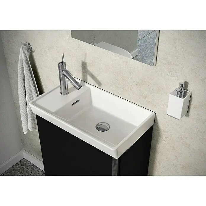 Riva Badmöbel-Set Joy - 45,5 cm, Schwarz, Matt - Stimmungsaufnahme