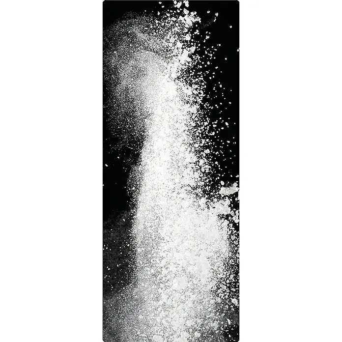 SanDesign Handmuster Bubbly Waterfall - 17,5 cm x 7 cm x 8 mm, Wasser - Draufsicht