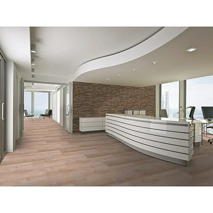 b!design Vinylvloer - 1.210 x 220 x 4,2 mm, Planken - Sfeeropname