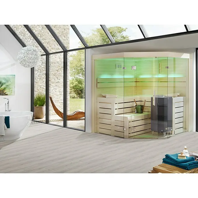 b!design Podna vinilna obloga Rigid Maxi Woodstock - 1.220 x 228 x 4,8 mm, Rustikalni pod - Živopisni prikaz