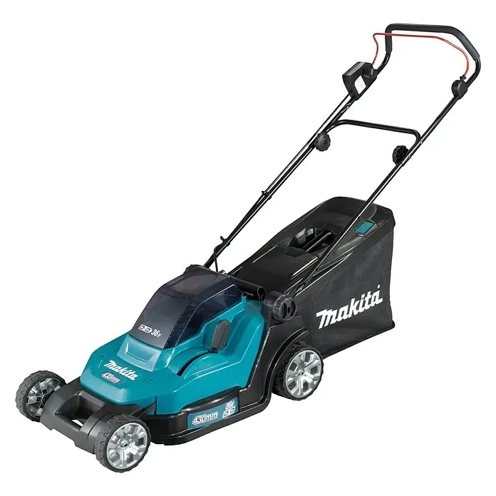 Makita Akumulatorska kosilica DLM432Z - 36 V, Bez akumulatora, Širina reza: 43 cm - Dijagonalni pogled