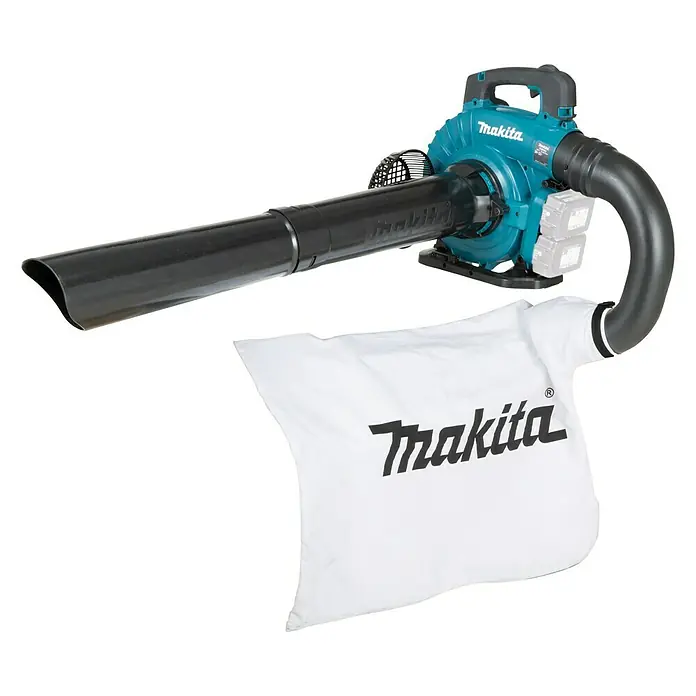 Makita Akku-Laubbläser DUB363ZV - 2 x 18 V, Li-Ionen, Ohne Akku, Blasleistung: 13,4 m³/min - Diagonale Ansicht