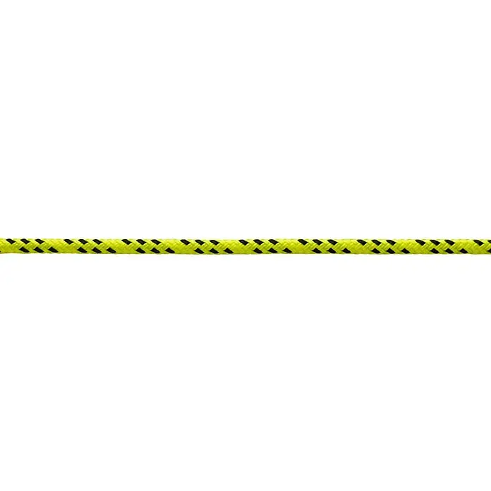 Robline Cabo a metros Orion 500 - Diámetro: 4 mm, Amarillo/Negro, Poliéster - Primer plano