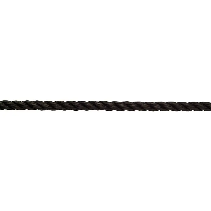 Robline Cuerda de amarre a metros - Diámetro: 8 mm, XLF, Negro - Primer plano