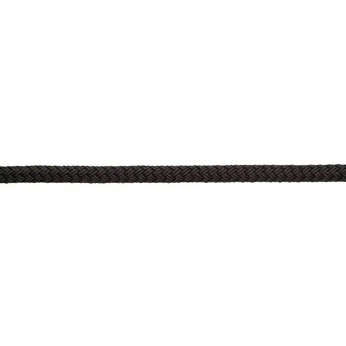 Robline Cuerda de amarre a metros Rio - Diámetro: 10 mm, Poliéster, Negro - Primer plano