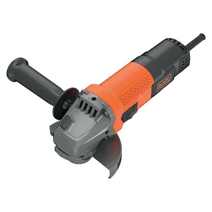 Black+Decker Haakse slijper - 750 W, 115 mm - Diagonaal zicht