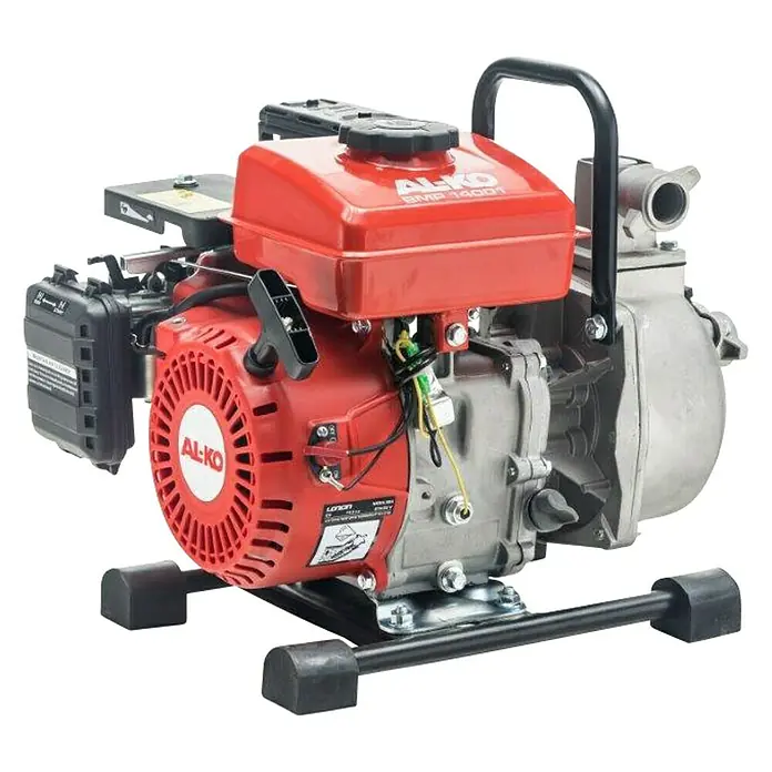 AL-KO Benzinwasserpumpe BMP 14001 - 1,7 kW, Max. Fördermenge: 12.000 l/h - Diagonale Ansicht