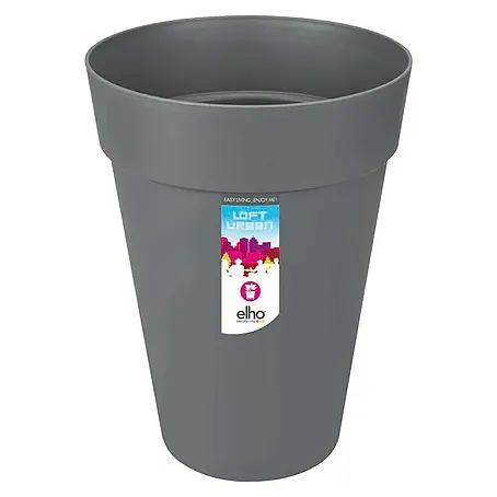 Elho  Plantenpot Loft Urban Hoog Antraciet