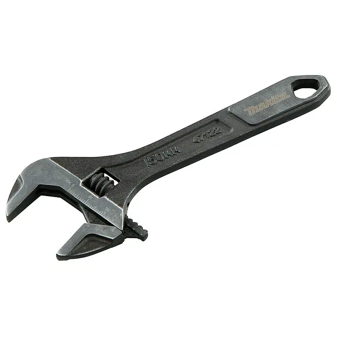 Makita Rollgabelschlüssel verstellbar - Länge: 150 mm - Diagonale Ansicht
