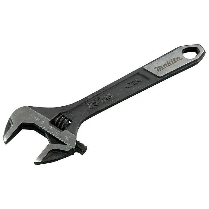 Makita Rollgabelschlüssel verstellbar - Länge: 250 mm - Diagonale Ansicht