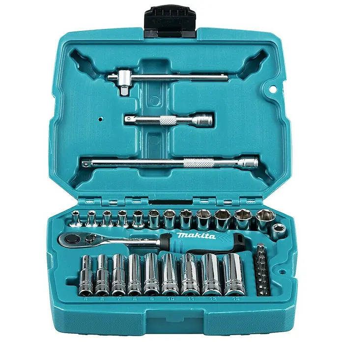 Makita Bit- & Ratschen-Set - 34 -tlg. - Ansicht von oben