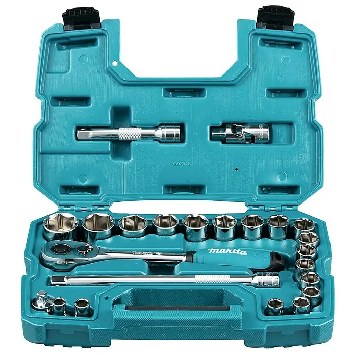 Makita Bit- & Ratschen-Set - 23 -tlg. - Ansicht von oben