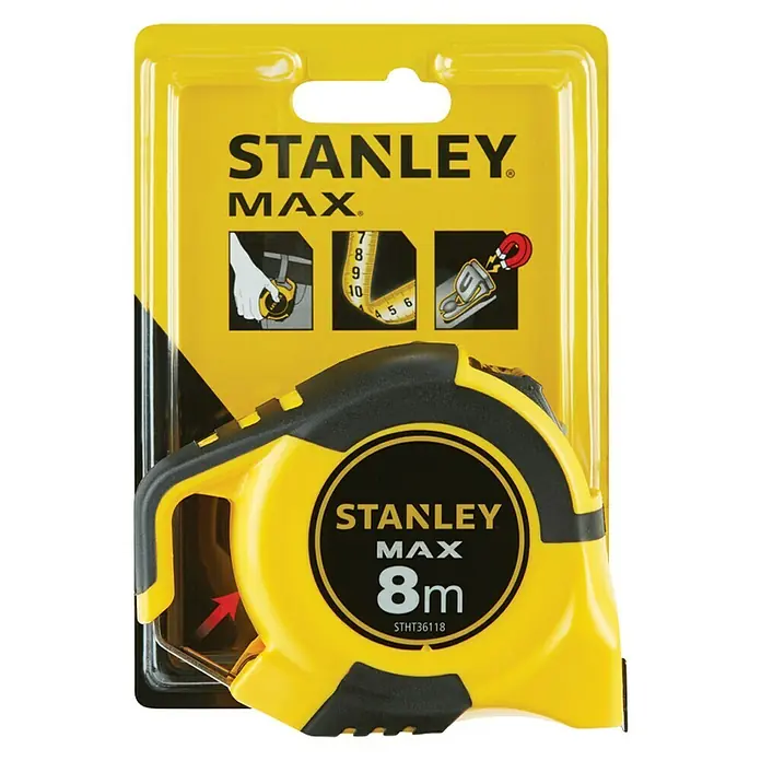 Stanley Flexómetro STHT0-36118 - 8 m - Vista frontal