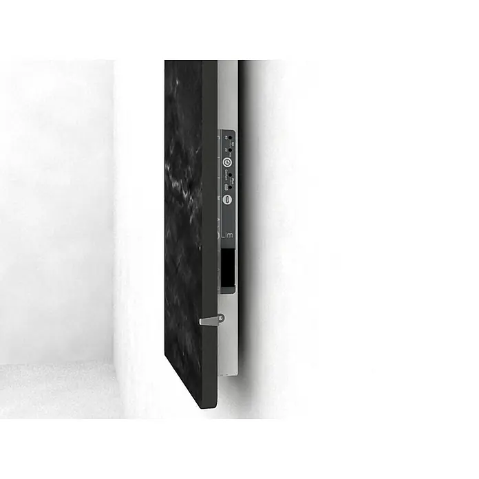 ClimaStar Speichersteinheizung Style - 500 W, Schieferschwarz, 100 x 25 x 4 cm - Detailaufnahme