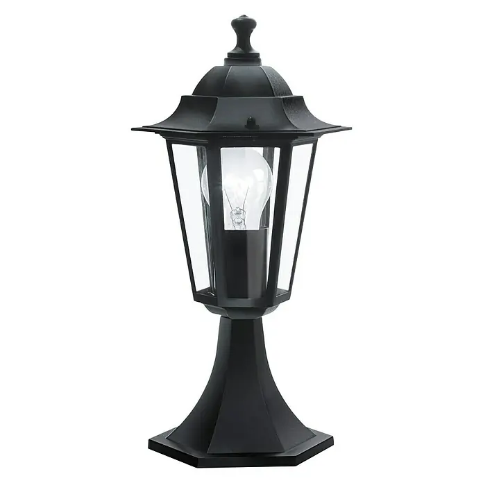Eglo Laterna 4 Buitenlampen - 60 W, Zwart, Ø x h: 19,5 x 38,5 cm - Vooraanzicht