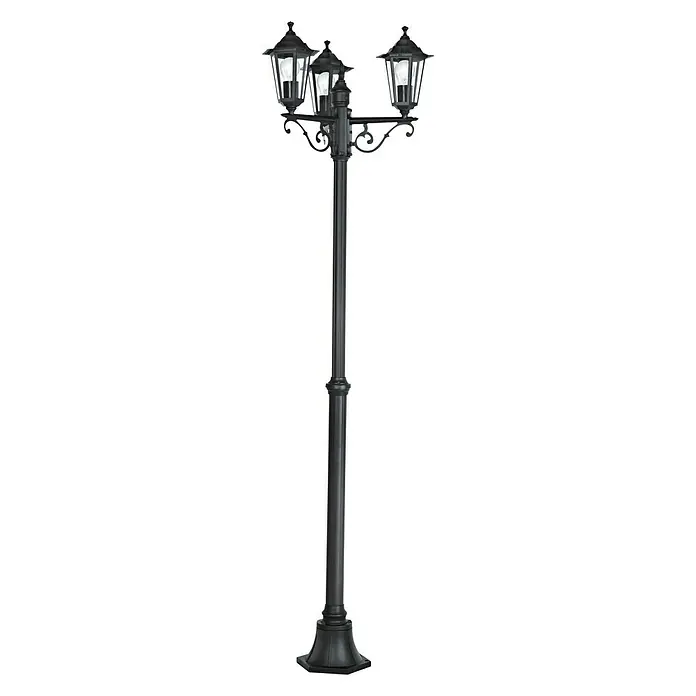 Eglo Laterna 4 Außenleuchte - 60 W, Schwarz, Ø x H: 55 x 192 cm - Vorderansicht