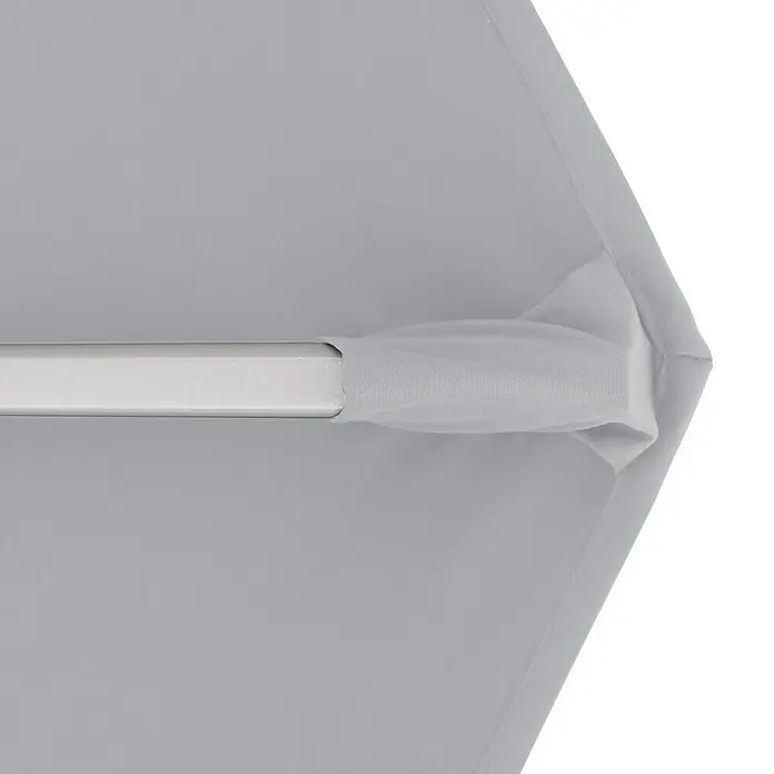 Doppler Active Pendelschirm - Hellgrau, 370 cm - Detailaufnahme