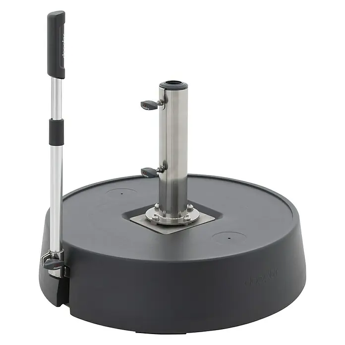 Doppler Expert Schirmständer rund Easy Move Switch - 50 kg - Vorderansicht