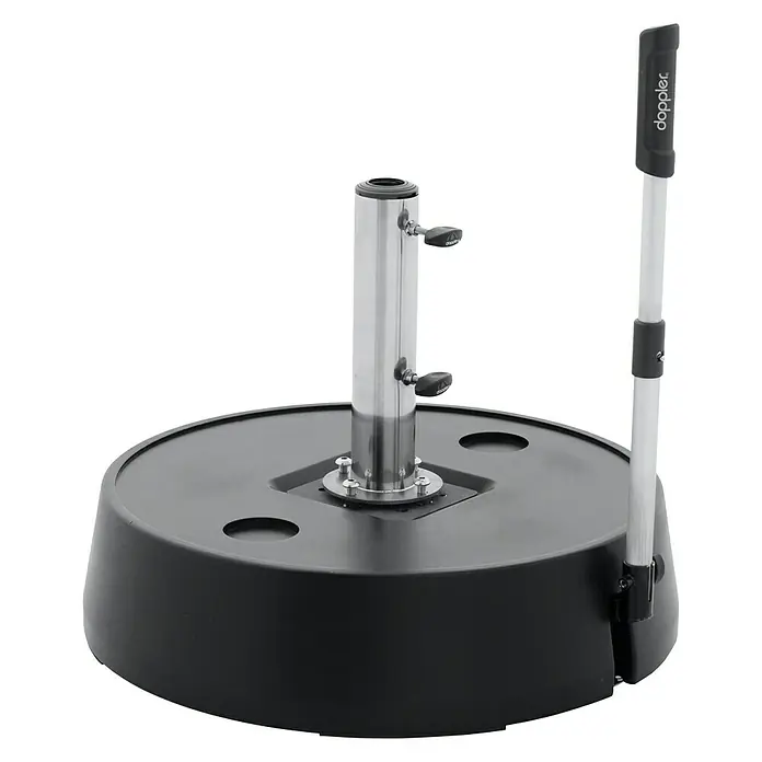 Doppler Expert Schirmständer rund Easy Move Switch - 50 kg - Vorderansicht