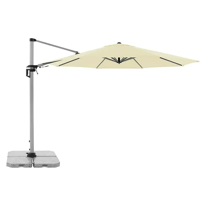 Doppler Active Pendelschirm - Natur, 370 cm - Rechte Seitenansicht