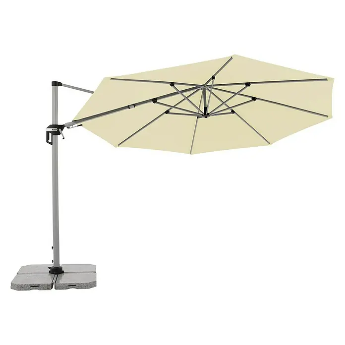 Doppler Active Pendelschirm - Natur, 370 cm - Rechte Seitenansicht