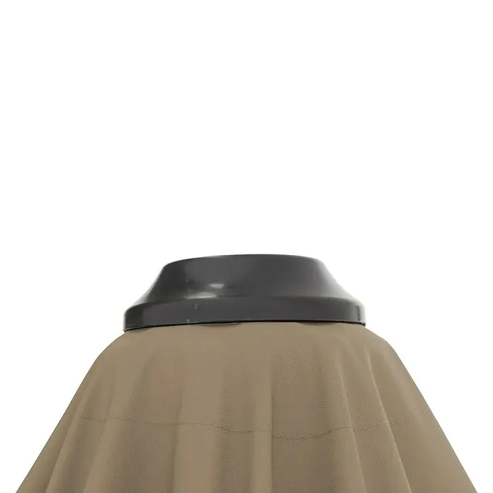 Doppler Active Pendelschirm - Greige, 370 cm - Detailaufnahme