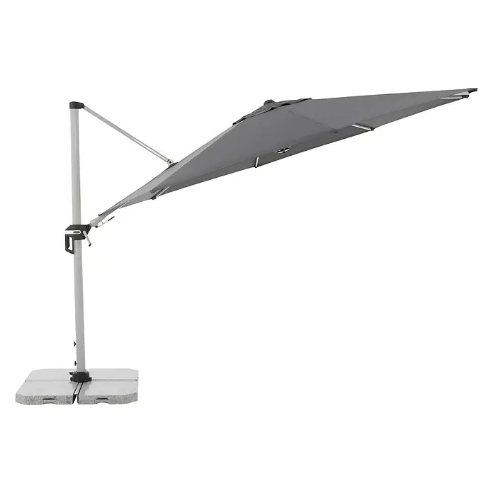 Doppler Active Pendelschirm - Anthrazit, 370 cm - Rechte Seitenansicht
