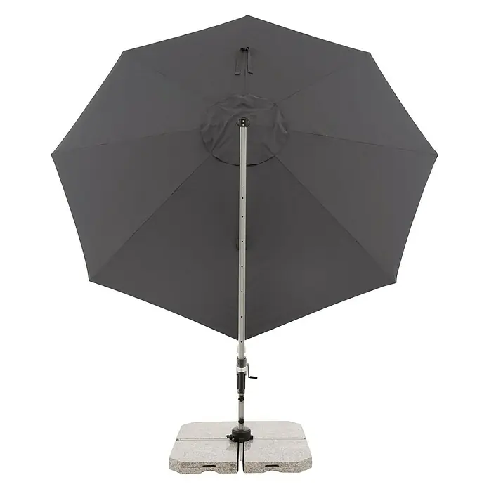 Doppler Active Pendelschirm - Anthrazit, 370 cm - Vorderansicht