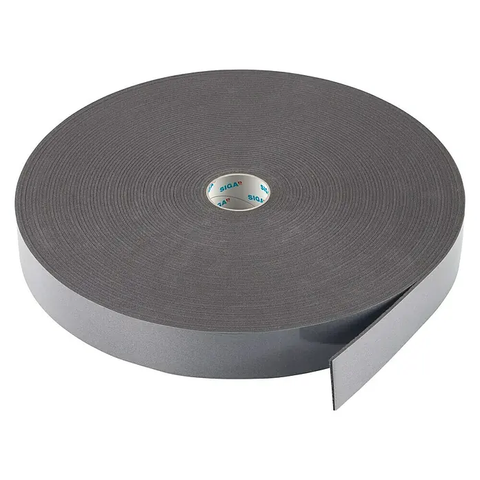 Siga Klebeband Nageldichtband - L x B: 30 m x 50 mm, Außen, Grau, Selbstklebend - Ansicht von oben