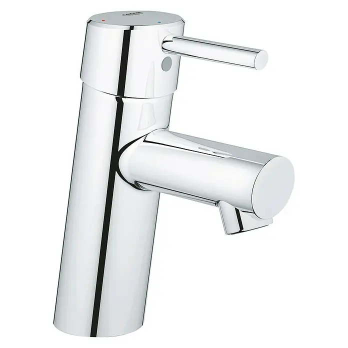 Grohe Concetto Waschtischarmatur S-Size mit  Energie-Spar-Funktion - Ohne Zugstange, Chrom - Rechte Seitenansicht