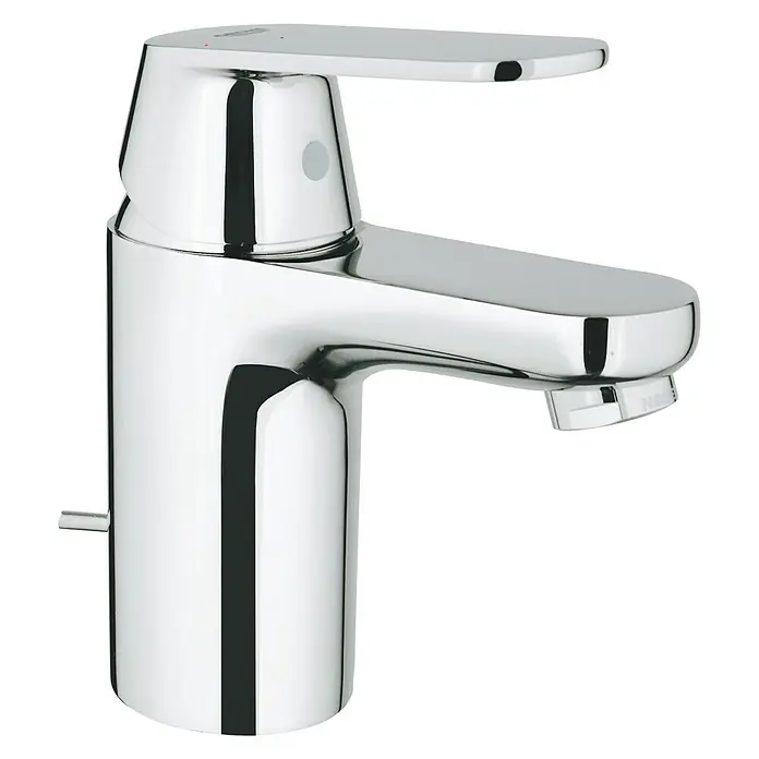 Grohe Eurosmart Cosmopolitan Waschtischarmatur S-Size mit ES-Funktion - Mit Zugstange, Chrom - Rechte Seitenansicht