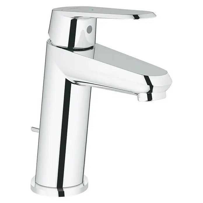 Grohe Eurodisc Cosmopolitan Waschtischarmatur S-Size - Chrom, Zugstange - Rechte Seitenansicht