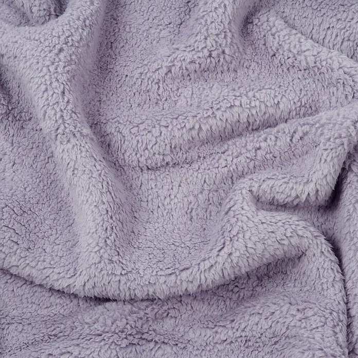 Plaid Lamma - 130 x 180 cm, Lila, Rectangular - Primer plano
