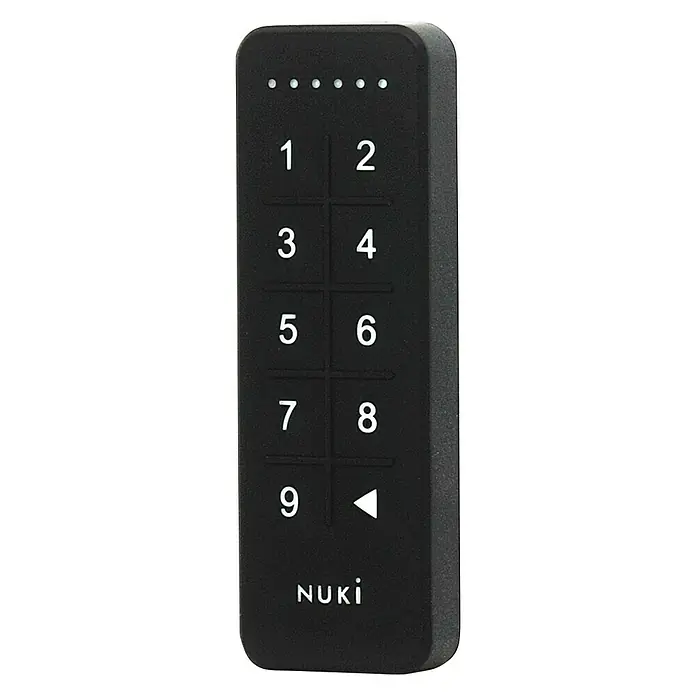 Nuki Funk-Tastatur - L x B x H: 90 x 30 x 15 mm - Diagonale Ansicht