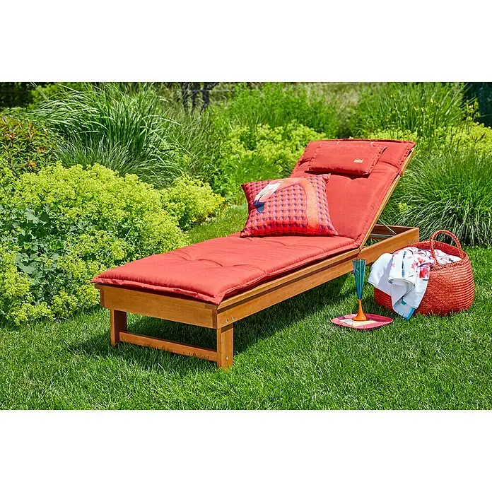 Sunfun Diana Rollliege - 61 x 190 x 33 cm, Akazie, Natur - Stimmungsaufnahme