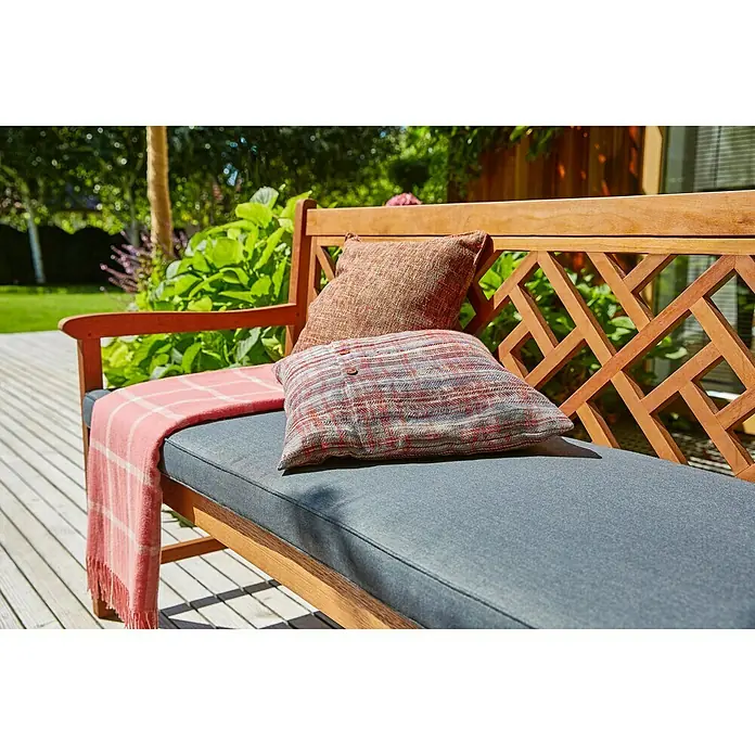 Sunfun Gartenbank - B x T x H: 158 x 61,5 x 91 cm, Natur - Stimmungsaufnahme