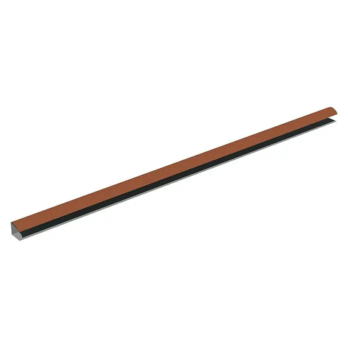 Isopan Perfil de remate lateral Isodomus Reale Antico - 4 m x 40 mm x 40 mm, Acero - Vista angular