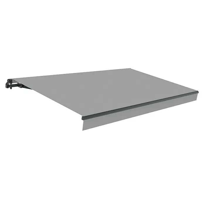 SmartSun Toldo de brazos articulados Noir Limited Edition Kit - Gris piedra, Ancho: 3 m, Caída: 2 m - Vista angular