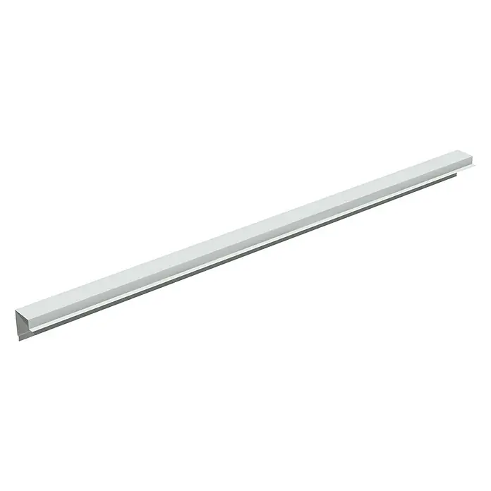 Isopan Perfil de remate lateral Isotego Blanco - 4 m x 30 mm x 30 mm, Acero - Vista angular